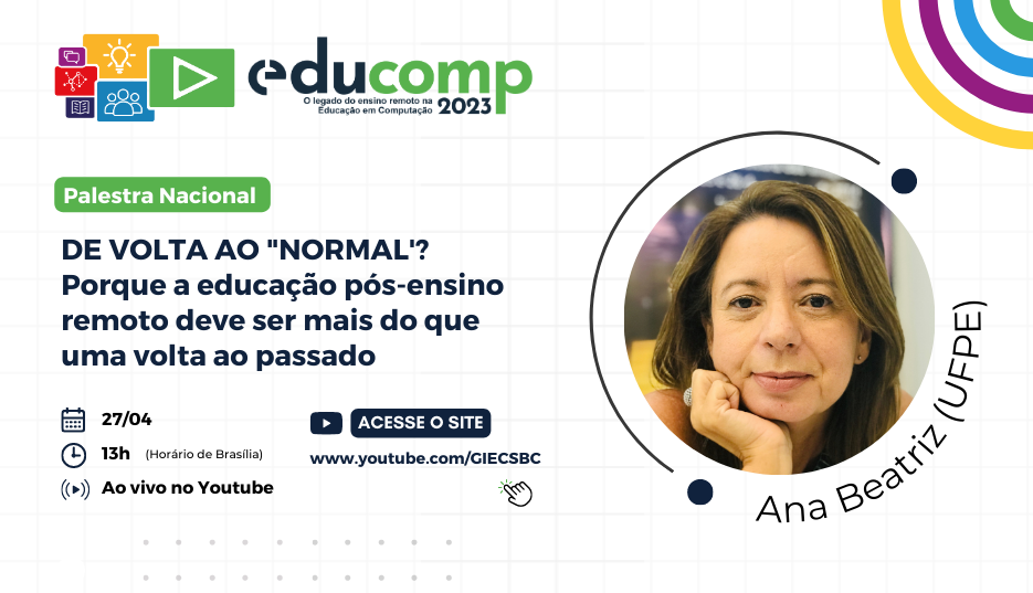 Palestra Internacional: De volta ao 'normal'? Porque a educação pós-ensino remoto deve ser mais do que uma volta ao passado